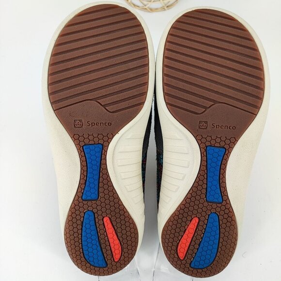 Spenco Women's Irongate Floral Gray Suede Flat Size 8D - Picture 8 of 8